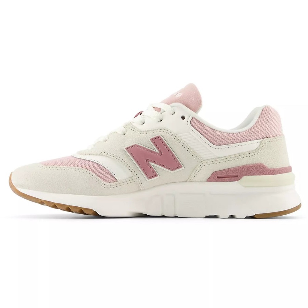New Balance 997H Pink and Cream Women's Sneakers - Picture 5 of 11